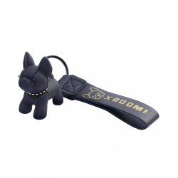 Black French Bulldog Dog Charm Phone Pendant Keychain Style