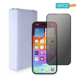  [10 Pack] Privacy Tempered Glass Screen Protector for iPhone 15/ 16