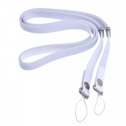 Quick Release Lanyard with Magnetic Head - Adjustable Crossbody Phone Strap White  Quick Release Lanyard with Magnetic Head - Adjustable Crossbody Phone Strap White