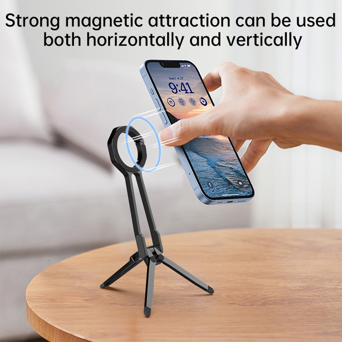 magnetic selfie stick