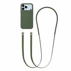 magnetic phone lanyard dark green