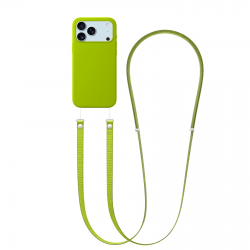 magnetic phone lanyard green