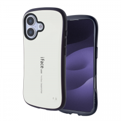  Protective Glossy Case for iPhone 17 Cushioned Curved Edge Design White