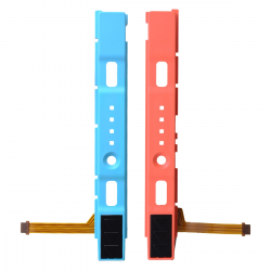  Left & Right Plastic Rail wth Flex Cable for Nintendo Switch 2 (2pcs/ set)