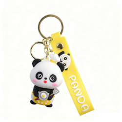 Cuisine Foodie Panda Phone Charm, Yellow Cuisine Foodie Panda Phone Charm, Yellow