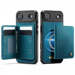 iPhone Air Magnetic Case with Card Holders, Blue iPhone Air Magnetic Case with Card Holders, Blue