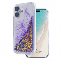  iPhone 17 Glow Liquid Case, Purple