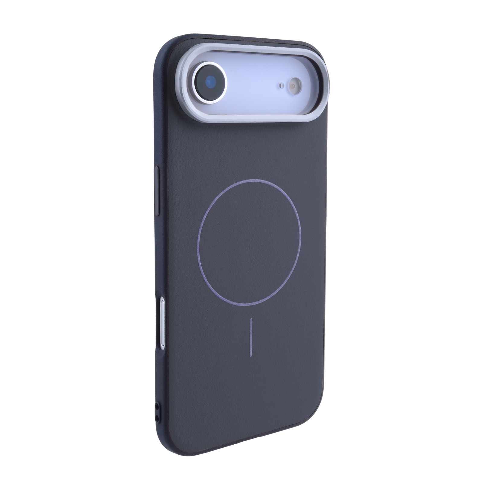 iPhone Air Leather-Wrapped 2-in-1 Magnetic Case, Black