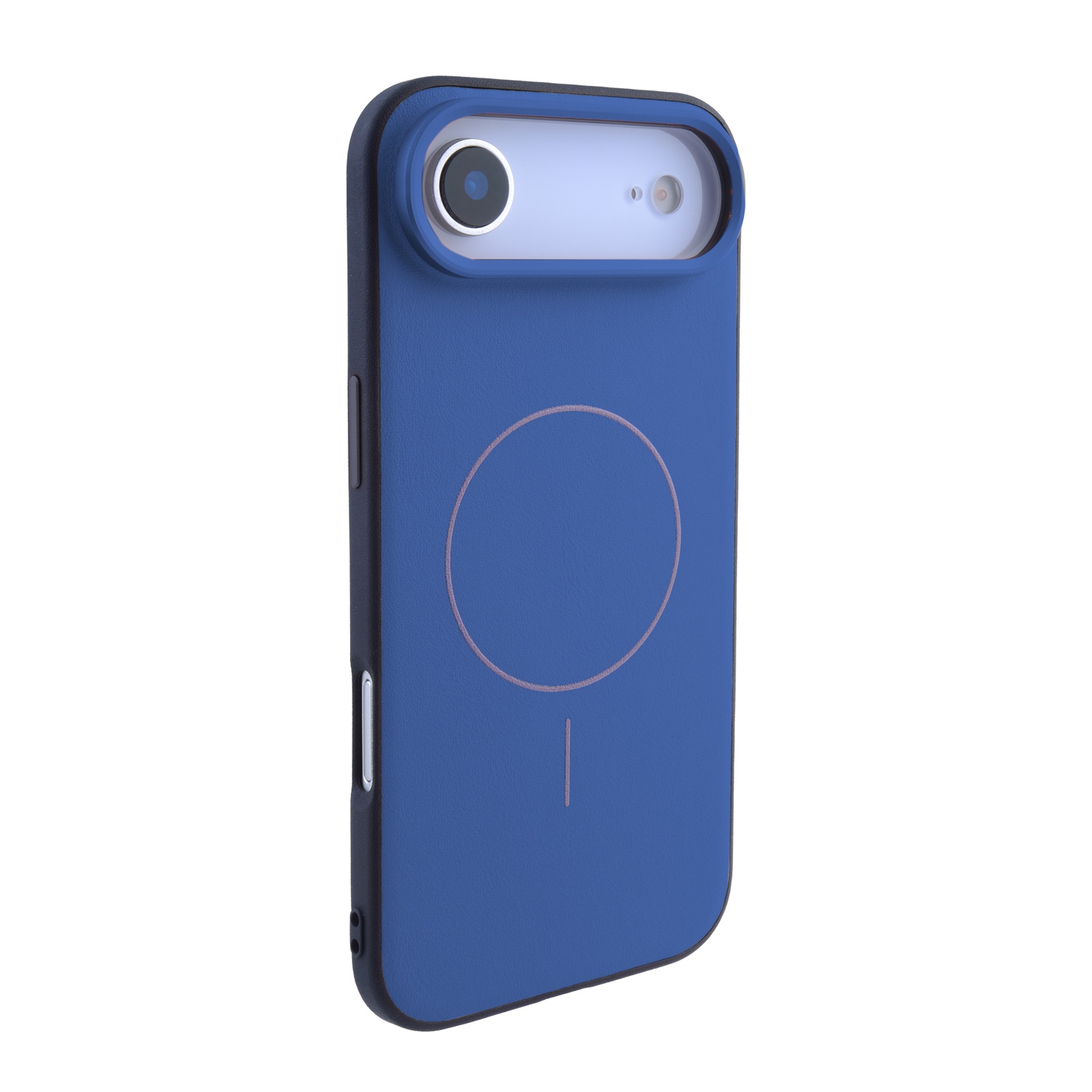 iPhone Air Leather-Wrapped 2-in-1 Magnetic Case, Dark Blue