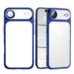  iPhone Air Electroplated PC Matte Hard Case, Dark Blue