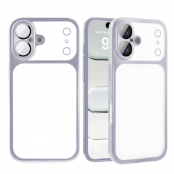  iPhone 17 Electroplated PC Matte Hard Case, Silver