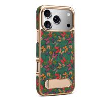  Butterfly Print Kickstand Case for iPhone 17 Pro Max, Butterfly Green
