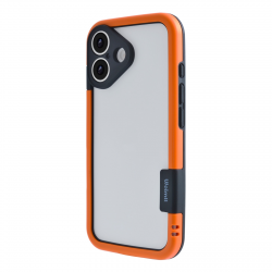  iPhone 16 Premium Color Frame TPU+PC Case, Orange