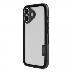  iPhone 16 Plus Premium Color Frame TPU+PC Case, Black