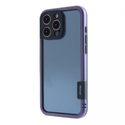 iPhone 16 Pro Max Premium Color Frame TPU+PC Case Purple iPhone 16 Pro Max Premium Color Frame TPU+PC Case Purple