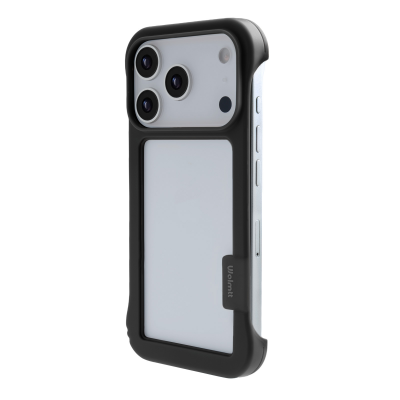  iPhone 17 Pro Frame Case with Vented Back for Enhanced Cooling, Black