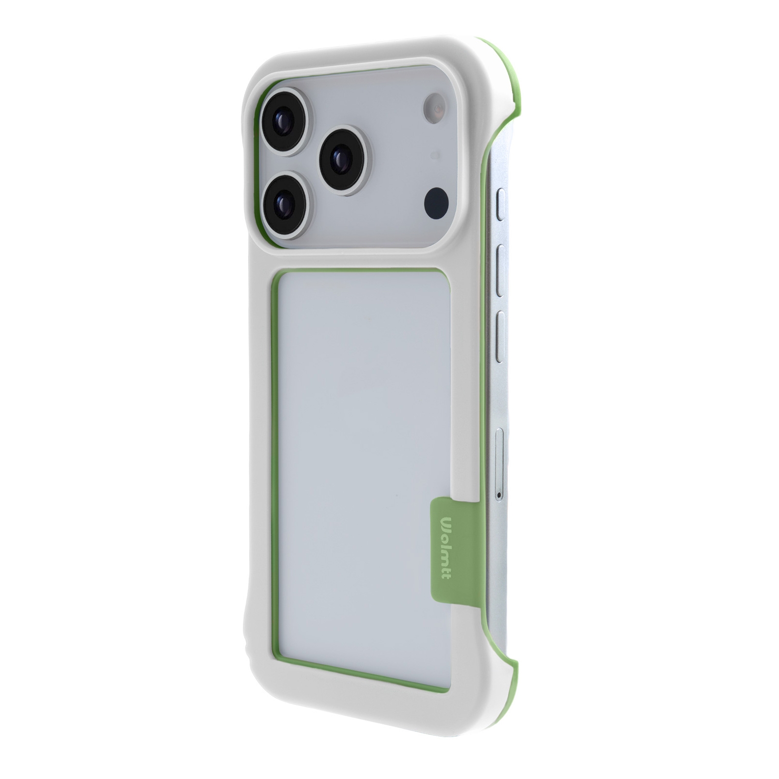 iPhone 17 Pro Frame Case with Vented Back for Enhanced Cooling, White