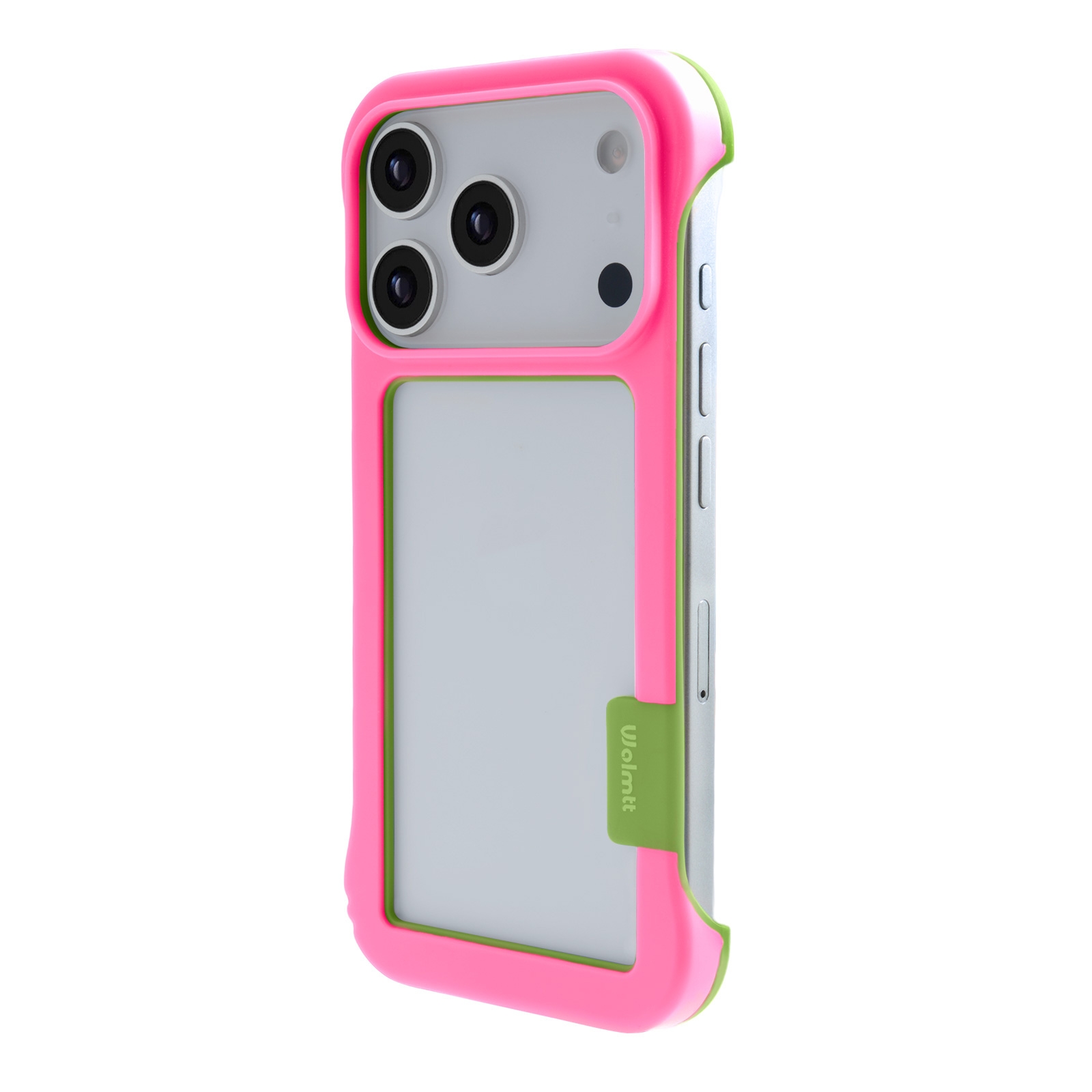 iPhone 17 Pro Frame Case with Vented Back for Enhanced Cooling, Pink