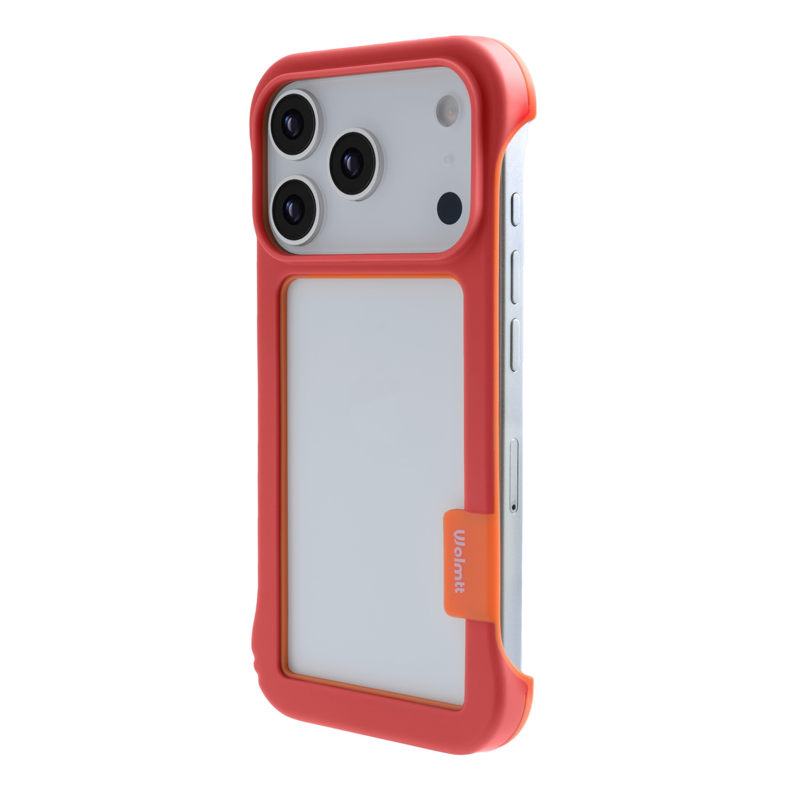 iPhone 17 Pro Frame Case with Vented Back for Enhanced Cooling, Red