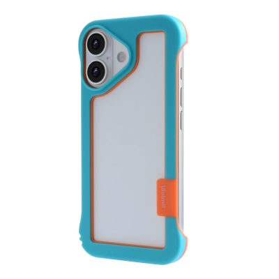  iPhone 17 Frame Case with Vented Back for Enhanced Cooling, Blue