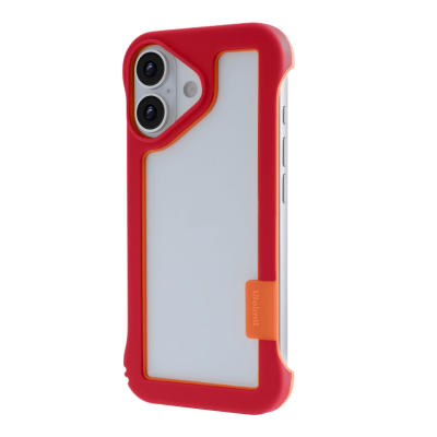  iPhone 17 Frame Case with Vented Back for Enhanced Cooling, Red