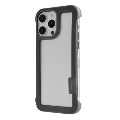iPhone 16 Pro Max Frame Case with Vented Back for Enhanced Cooling, Black iPhone 16 Pro Max Frame Case with Vented Back for Enhanced Cooling, Black