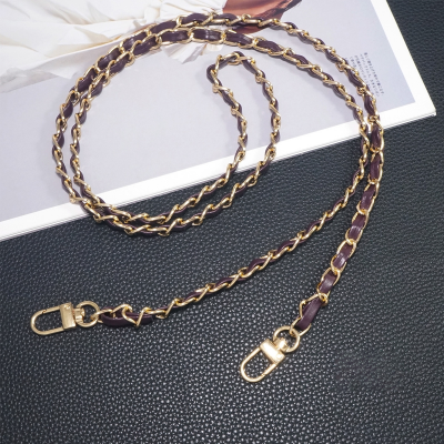  Vintage-Inspired PU Leather Woven Phone Chain, Purple