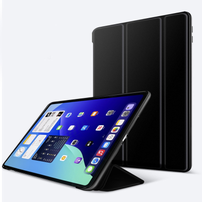  Slim Flip iPad Cover - Foldable Stand Function Front Cover for iPad Pro 13 2024/2025, Black