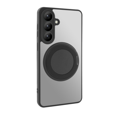  Magnetic Phone Case with 360° Rotating Stand for S26 Plus, Black