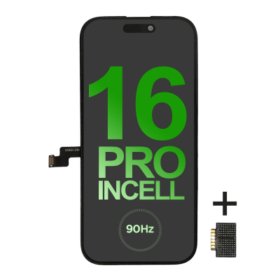  LCD Screen Digitizer Assembly Replacement With Portable IC for iPhone 16 Pro (Incell/ 90HZ)