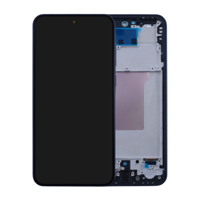  LCD Screen Digitizer Assembly Replacement with Frame for Samsung Galaxy A35 5G (2024) A356 (Incell) - Awesome Navy