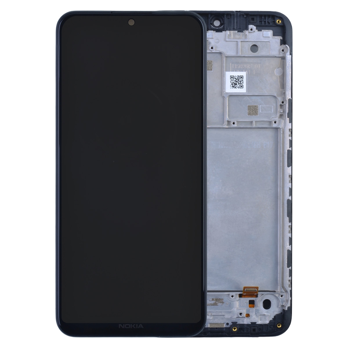 LCD Screen Digitizer Assembly Replacement With Frame for Nokia C110