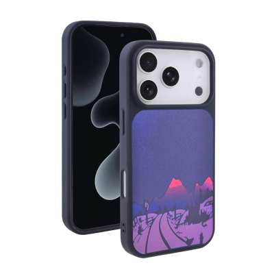  Minimalist Hikers View Magnetic Case for iPhone 17 Pro, Black