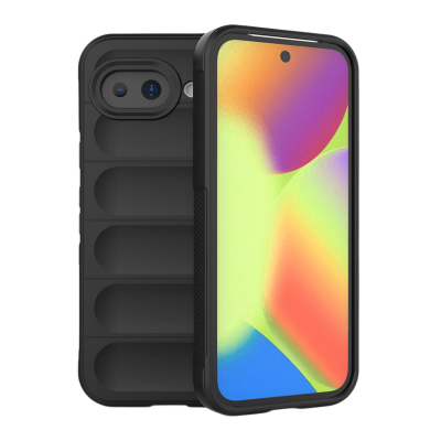  Ridged Pattern Pixel 10a Case, Black