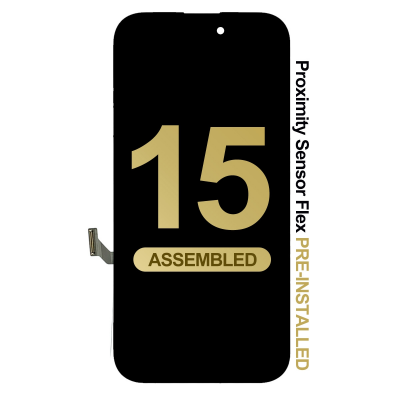 replacement screen with proximity flex for iphone 15