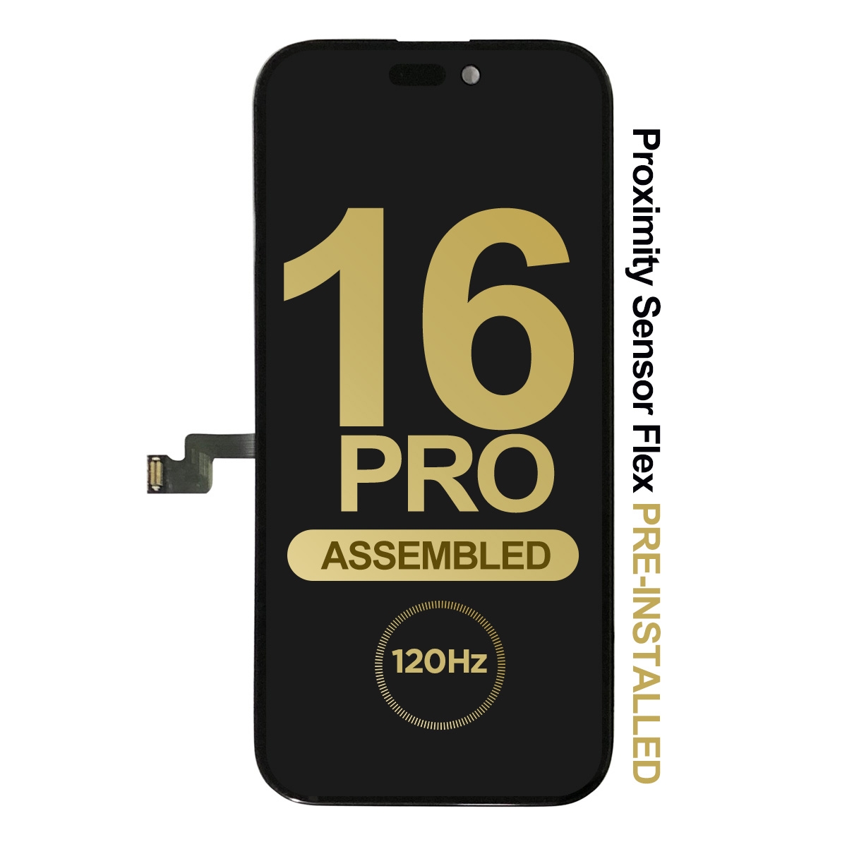 replacement screen with proximity flex for iphone 16 pro