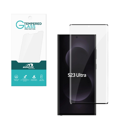  Clear Tempered Glass With Finger Print for Samsung Galaxy S23 Ultra S918 (Retail Packaging)
