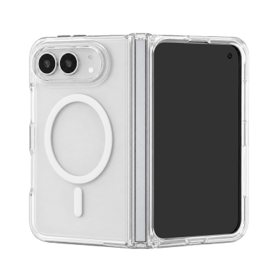 2400gs magnetic foldable clear case for iphone duo full view