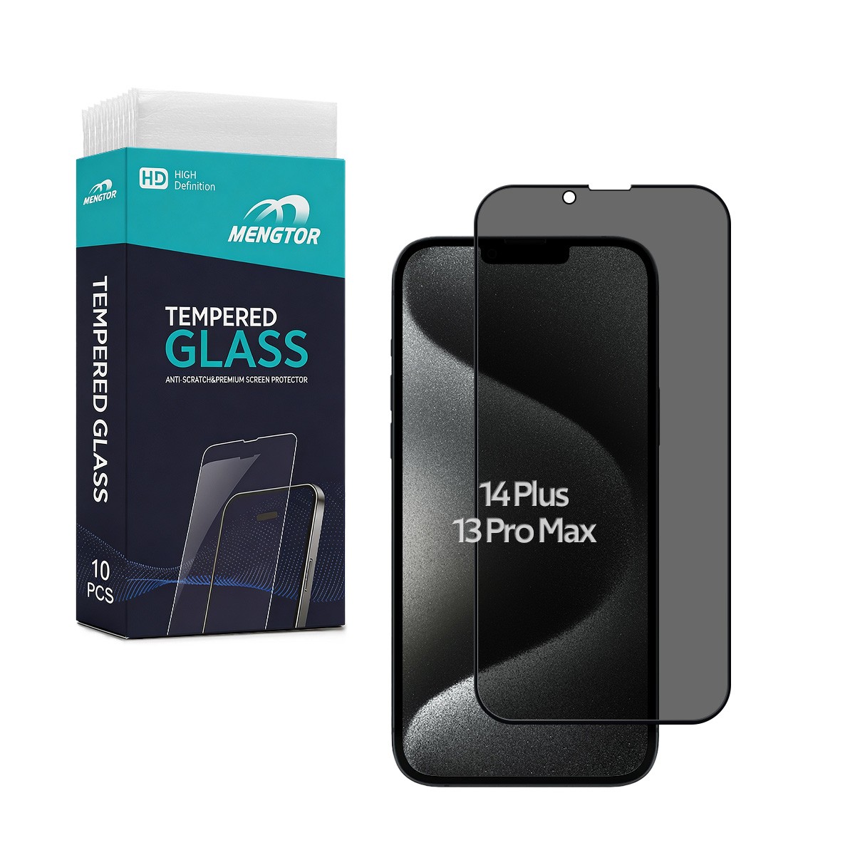 iPhone Privacy Screen Protector Bulk 10 Pack for iPhone 14 Plus