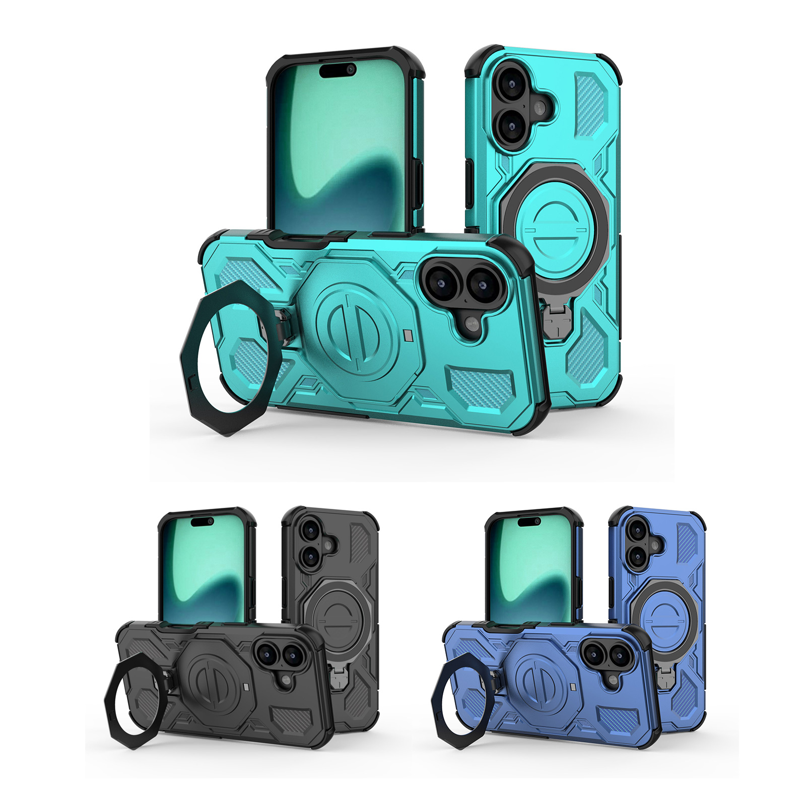 Airbag Shockproof Metal Stand