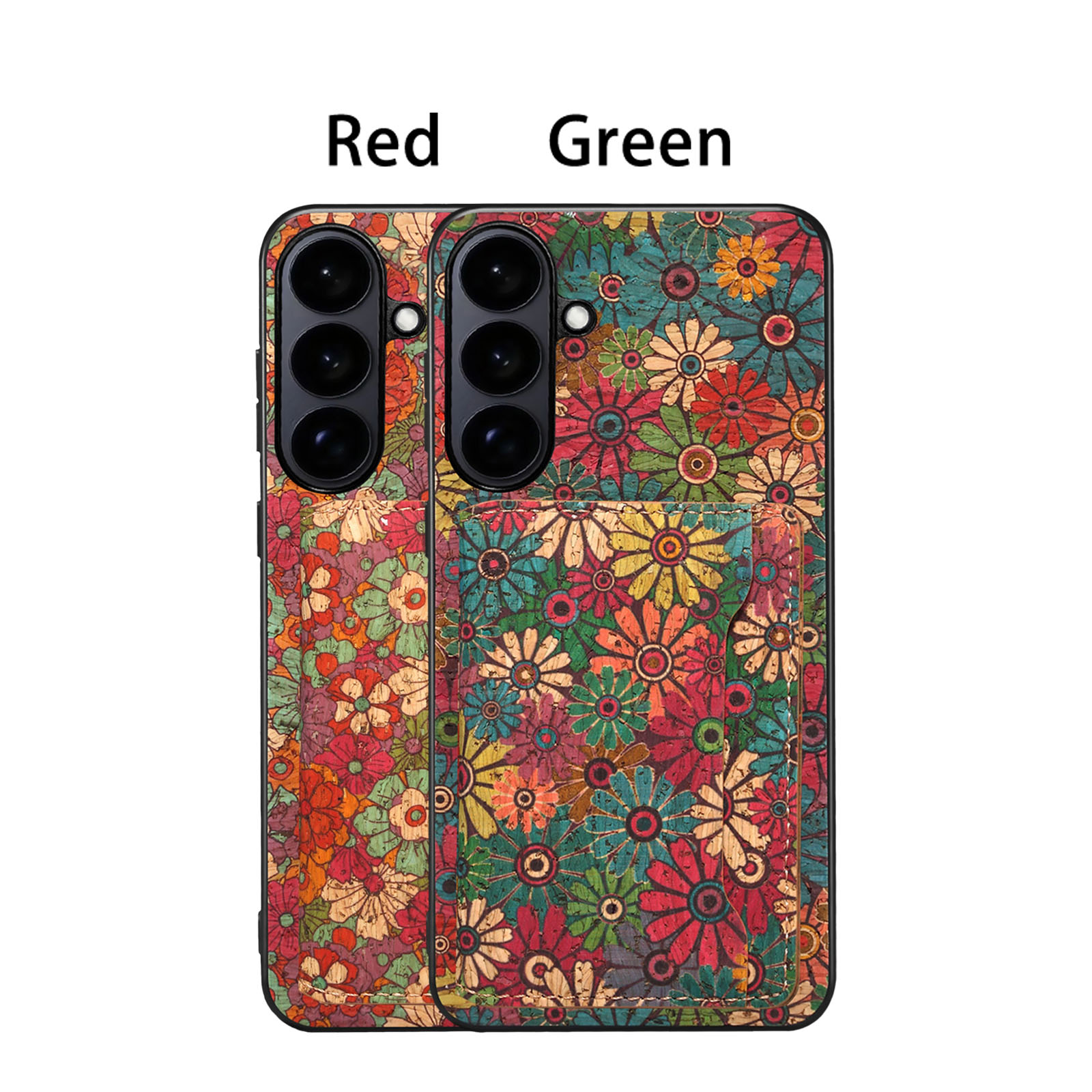 Flower Series Phone Case and Card Holder Set for S26