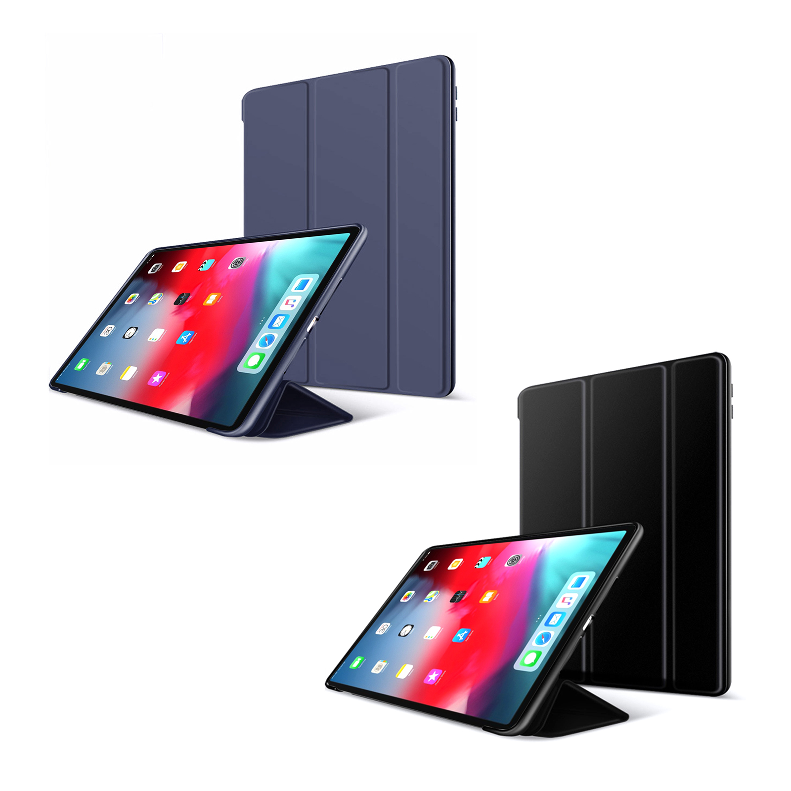 ipad air 2025 case, ipad air 2024 case, black / dark blue